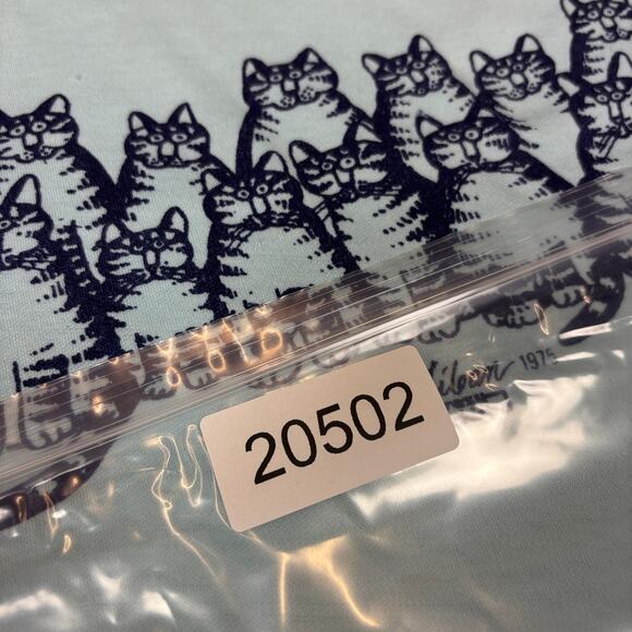 Vintage 70s Crazy Shirts Hawaii B Kliban Cats Cap Sleeve Shirt Women's M RARE - Picture 11 of 11